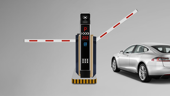 LPR Vehicle Plate Recognition System ANPR With 4MP 6mm Lens Camera