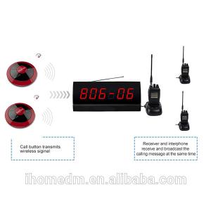 Quality waiter calling system restaurant walkie talkie wholesale