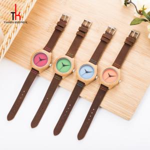 Quality Wholesale cheap watch Circle wooden case Japan miyota quartz movement oem custom logo wood watch wholesale