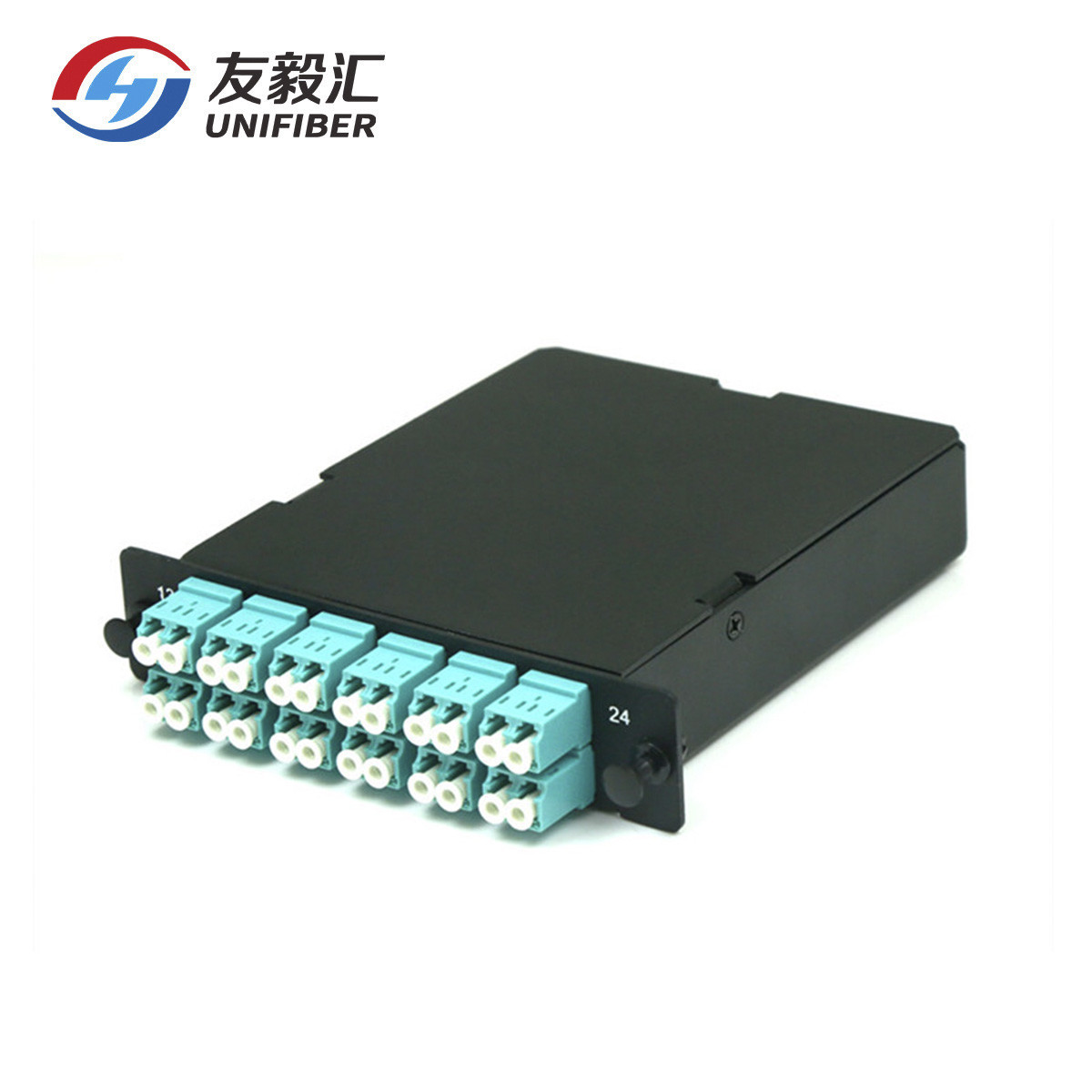 24 Core MTP To LC Cassette Optical Fiber Panel MTP MPO Connector