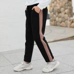95% Cotton 5% Spandex Girls Elastic Waist Pants 120cm To 160cm