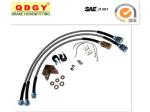 PU cover stainless steel braided flexible brake hose line