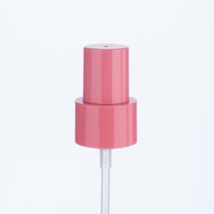 Quality 24/415 Cherry Pink Foundation Pump Head Cream Pump Green Bottle for Personal Care and Cosmetics wholesale