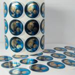 Waterproof Printed Wine Labels Stickers