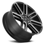 luxury car 20 inch automotive aluminium black machined alloy wheels For Lexus IS