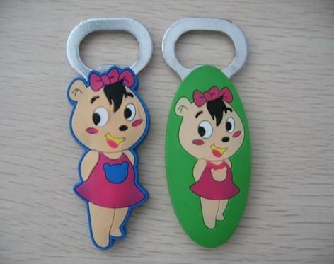 High class customized design 3d PVC bottle opener /metal bottle opener /Anchor