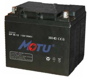 Quality Less Self - Discharging AGM Deep Cycle Battery Black Color For UPS / Solar / Lighting wholesale