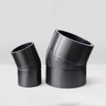 Small Butt Welding Pipe Fitting Hot Melt 90 110 160mm HDPE Pipe Bend