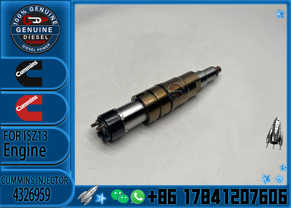 Construction Machinery PartsFuel Injector ForISZ13Diese2872056 4326989 2872284 4326959PXFor CUMMINS Diesel Engine