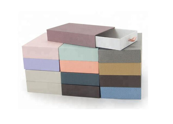 Elegance Custom Printed Gift Boxes Paperboard Material For Watch / Candle / Chocolate