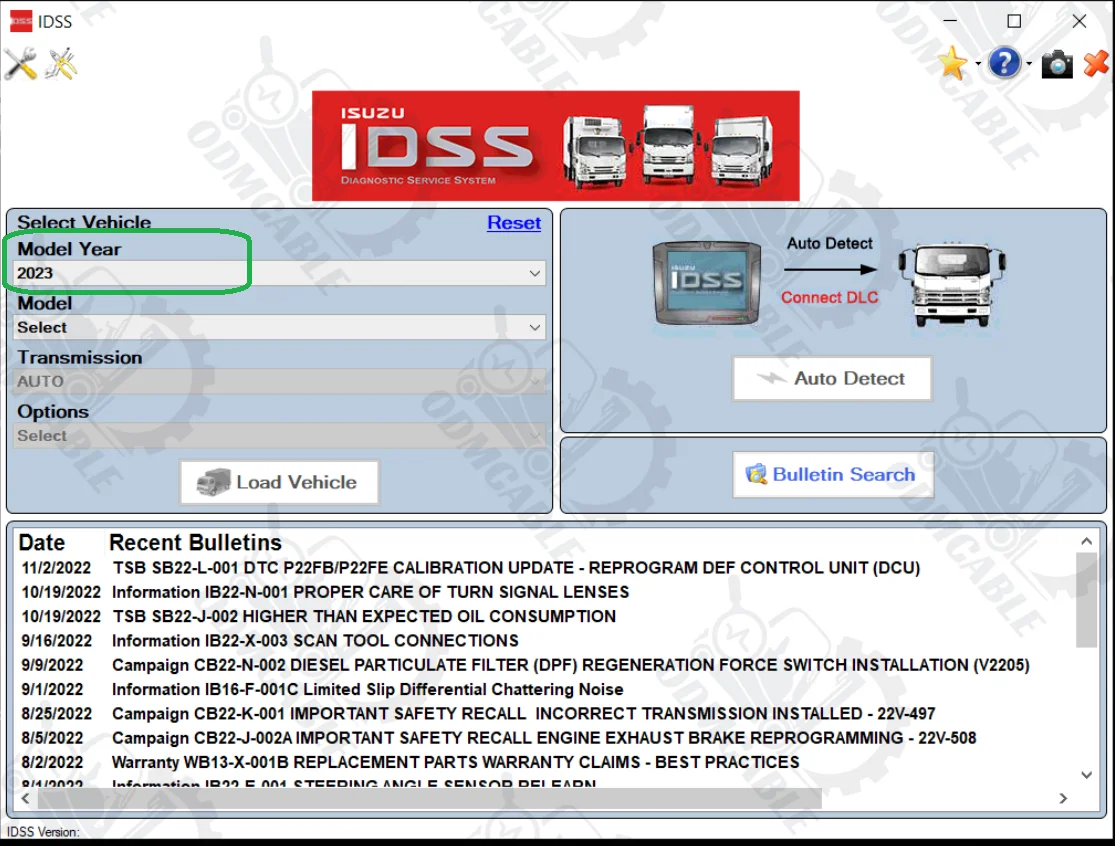for ISUZU IDSS Diesel engine truck diagnostic scanner for isuzu g-idss e-idss diagnostic scanner with CF53 laptop