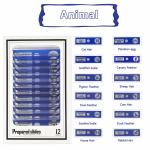 Children Toys Educational 48pcs Square Microscope Slides Combined 4 Colors