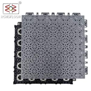 Quality 34*34cm Outdoor Basketball Court Mat 600g/Pc Volleyball Floor Tiles wholesale