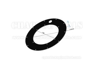 Quality 1.5 Mm DOT 4 Brake Round Rubber Gasket Oil Resistance Black EPDM Gasket wholesale
