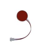 Thickness 1.5mm 200 Degree 220V Round Silicone Heater