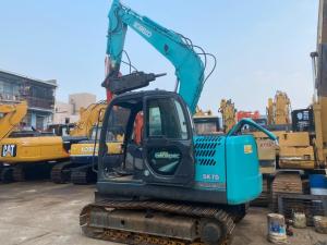 Quality 7t Second Hand SK75-8 Hydraulic Crawler Excavator With 0.4m3 Bucket 6850KG wholesale