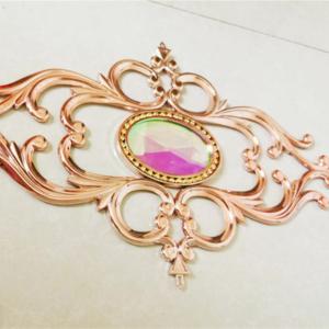 Quality Golden pink double pane glass inserts flowers decorative double glazing glass and window wholesale