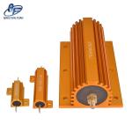 50W 6 Ohm J LED Load Resistors , Golden Yellow Resistor For LED Light