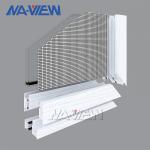 Flush Glass Casement Windows Commercial Aluminium Frame Casement Window