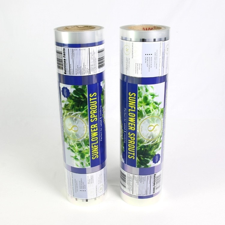 Food Grade Plastic Film Roll Biscuit Bread Crispy Cookies Food Pack 1Oz