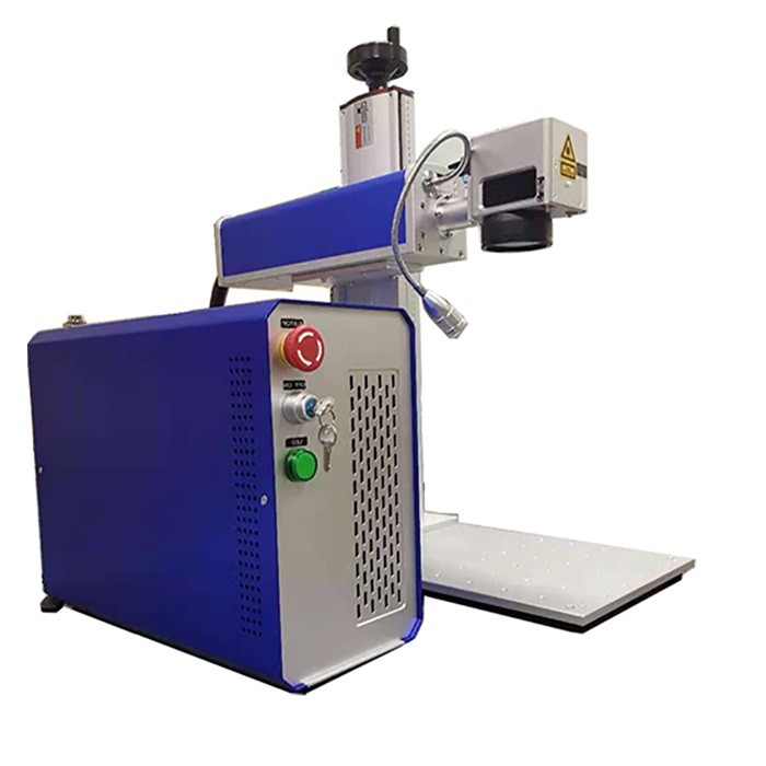 Integrated Circuit Chips Nameplate Fiber Laser Marking Machine With Raycus