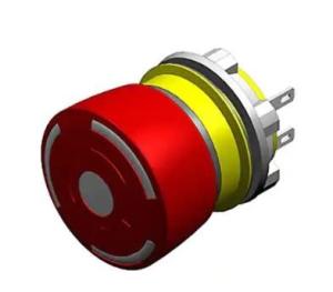 Quality 22.30mm IP65 Emergency Stop Switches 22mm 1NC Non Illuminated Circular 84-50200020 wholesale