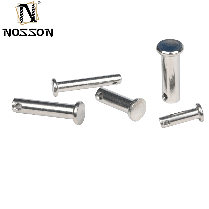 Top-Notch Performance Clevis Pins 304 Stainless Steel Cylindrical Pin with Hole Locating Pin and Longer Life TiCN Finish