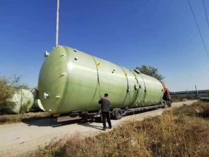 Quality Cylindrical Chemical Resistance FRP Vertical Tank For Agriculture Usage wholesale