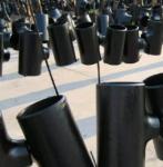 Connecting Pipes Carbon Steel Equal Tee Black Painting 15crmo