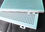 Roof Aluminum Wall Panels / Perforated Acoustic Metal Ceiling Tiles Sheet