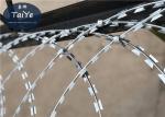 Industrial Popular Flat Wrap Razor Wire Weatherproof Prison Wire Fence