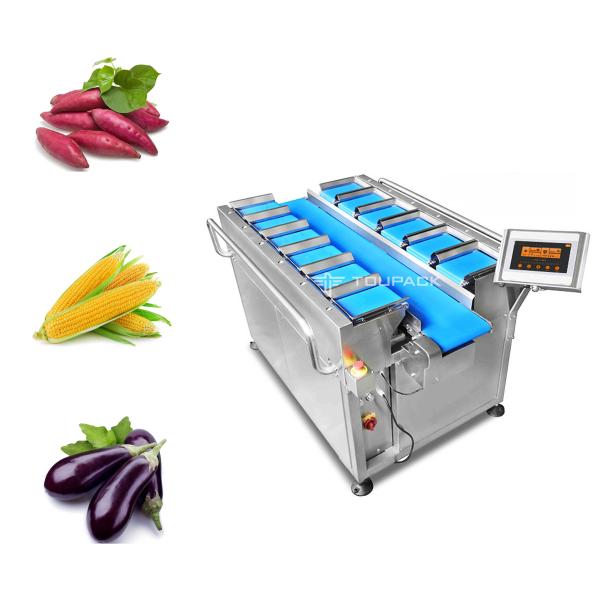 Industrial 12 Head 14 Head Belt Combination Weigher For Sweet Potato Corn