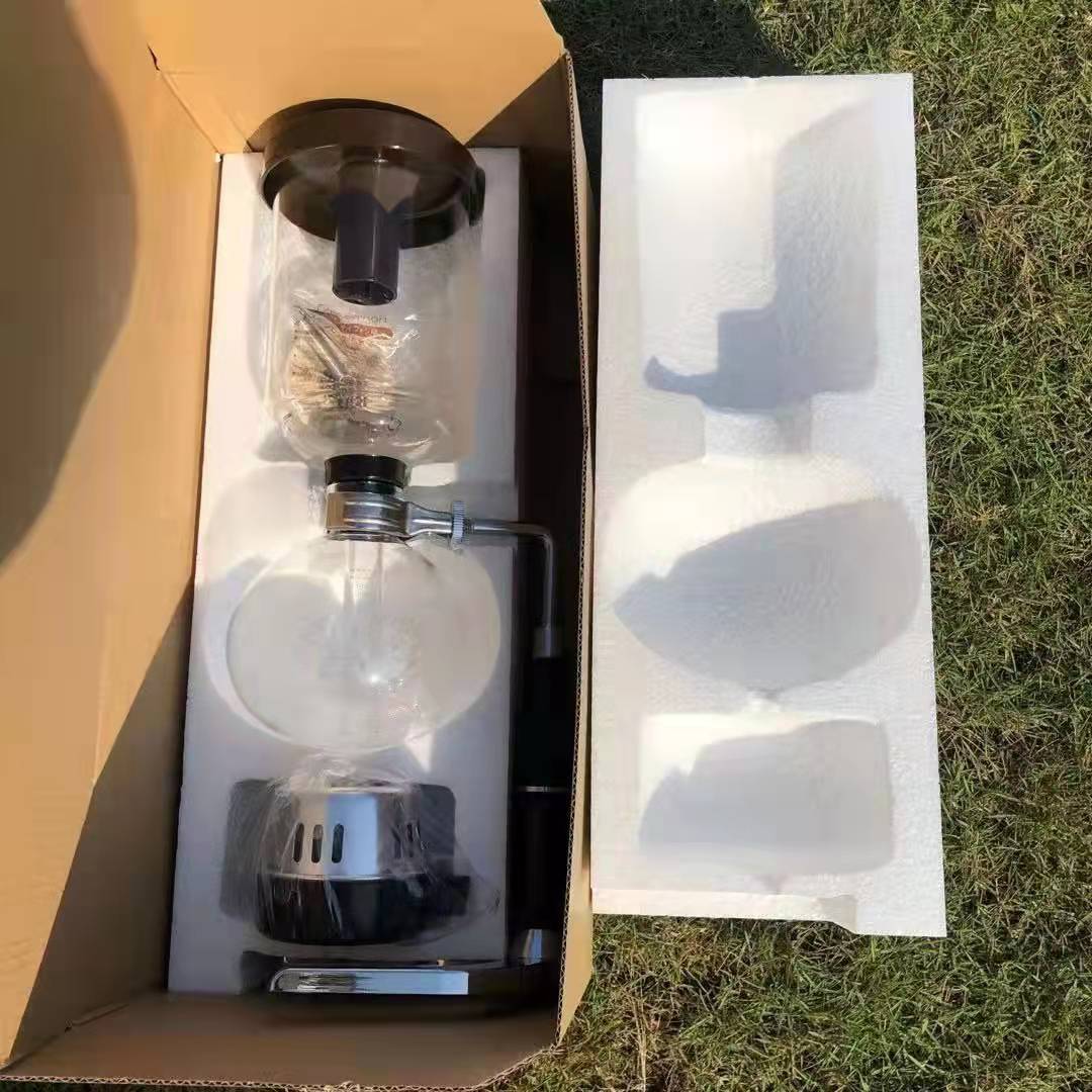 Glass Coffee Pot with Easy Siphon System User-Friendly Portable Syphon Espresso Maker