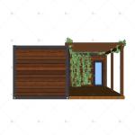 Heya-2X01 Heya Superior Quality 40 Ft Luxury Container House Use Design