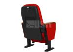 Strong Metal Frame Auditorium Padded Conference Chairs Space Saving Seating