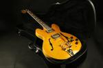 High Quality amber hollow body jazz 335 bigsby bridge electric guitar Guitar