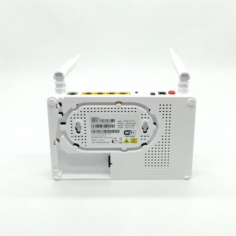 F660V8 GPON EPON ONU Wireless Lan , SC / UPC Fiber Optic ONT 2.4G Wifi