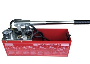 China RP-50 Water Pressure 12L 50 Bar Pressure Test Pump Manual Hydraulic for 45ml Flow on sale
