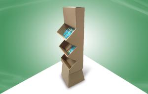 Quality OEM 3 - Cell Pos Cardboard Displays For Cd &amp; Books , Unique Design wholesale