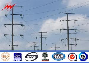 Quality Electricity Utilities Explosion Proof Electrical Power Pole 138kv Round Tapered wholesale