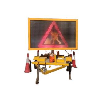 Quality P10mm P16mm VMS Trailer Signs Advertising Movable LED Screen wholesale