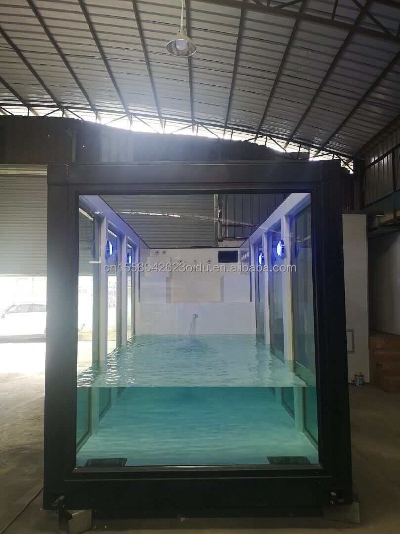 Luxary Custom Made Movable Prefab Modular Container Swimming Pool for Garden and Hotel