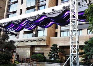 Quality Two Side Outdoor Full Color LED Screen Flexible Video Wall Displays Easy Install wholesale