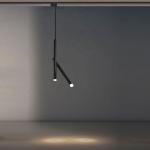 Lofi Elegant Dual Heads Pipe LED Track Light For Hotel / Home Decoration