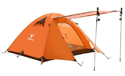 3-4 Person Outdoor Camping Tent Beach Travel Camping Tent Fiberglass Camping