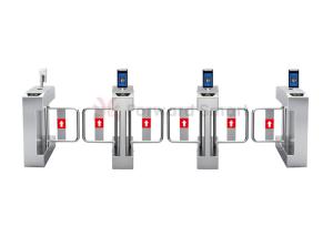 Quality SS304 Semi Automatic Card Reader Pedestrian Turnstile Gate wholesale