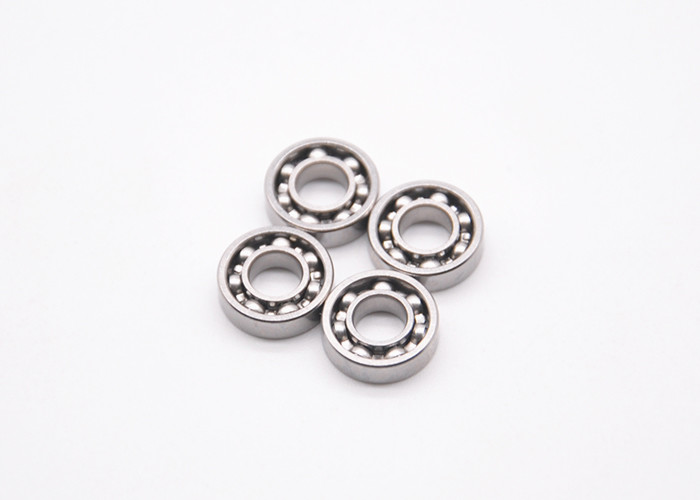 Stainless Steel Small Motor Bearings ZZ Seal For DC Gearbox Shaded Pole Motors