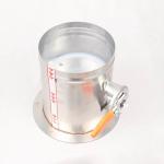 Duct Zone Dampers Air Duct Volume Manual Control Damper for Single Flange
