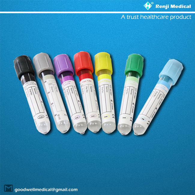 Transparent Disposable Vacuum Blood Collection Tube CE Certification