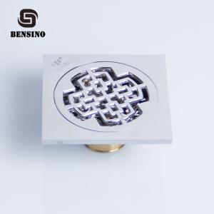 Quality Modern 10cm Chrome Plating Bathroom Floor Drain Strainer wholesale